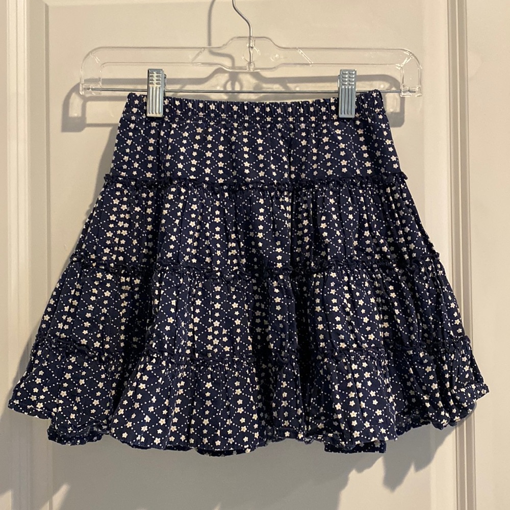 Hannah Andersson Girl’s Tiered Ruffle Skirt